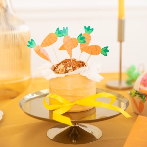 Z�pichy na dort Velikonoce - Mrkev 6 ks