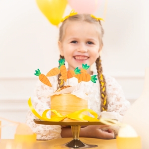 Z�pichy na dort Velikonoce - Mrkev 6 ks