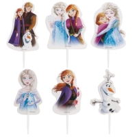 Zpichy na torty a cupcakes Frozen 30 ks