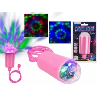 Zvesn Disco svietidlo s LED meniacou farbu 11,5 cm