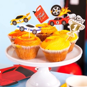 Z�pichy na cupcakes z�vodn� auta 7 ks