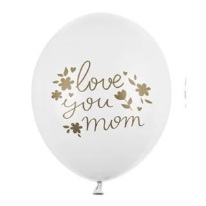 Balnek latexov "Love you Mom" mix 30 cm 1 ks