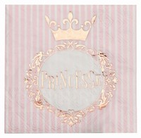 SERVTKY papierov Princess gold 20 ks