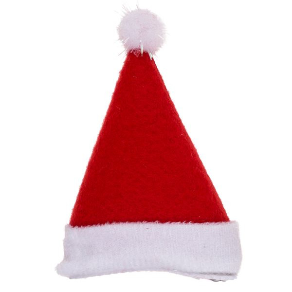 E-shop Mini čiapočka Santa na klip 8 cm