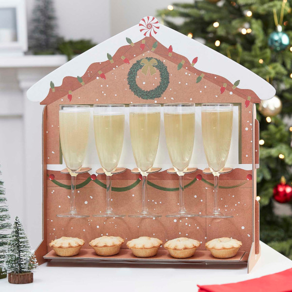 E-shop STOJAN na tortičky a nápoje Vianočný stánok 50 x 48 cm