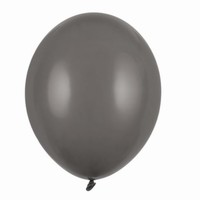 Balóniky latexové pastelové šedé 27 cm, 100 ks