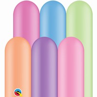 Balóniky modelovacie mix farieb Neon 152/5 cm, 100 ks