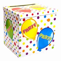 Box na blahoelanie Balniky Party a bodky 30,5 x 25,5 x 30 cm