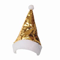 IAPKA Santa s flitrami zlat/strieborn