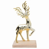 Dekorcia na stl Jele zlat 15 x 8 cm