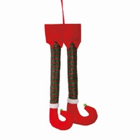 DEKORÁCIA vianočná Škriatkove nohy 50 cm