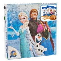 Frozen - Keksíky a puzzle