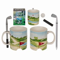 Hrnek Golfov ihrisko s prepisovacm perom