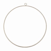 Kruh kovový zlatý 60 cm