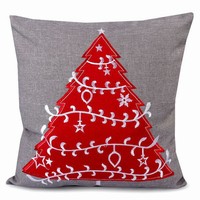 Oblieka na vank vianon striebroed Stromek 40 x 40 cm