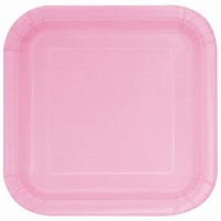 Taniere papierové štvorcové Lovely Pink 23 x 23 cm, 14 ks