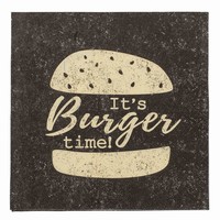 Servtky papierov Burger 33 x 33 cm, 20 ks