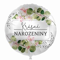 BALNIK fliov Krsn narozeniny Kvety 43cm