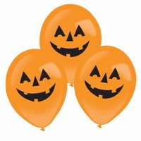 HALLOWEENSK BALNIKY svietiace Tekvica LED 27,5 cm 4 ks