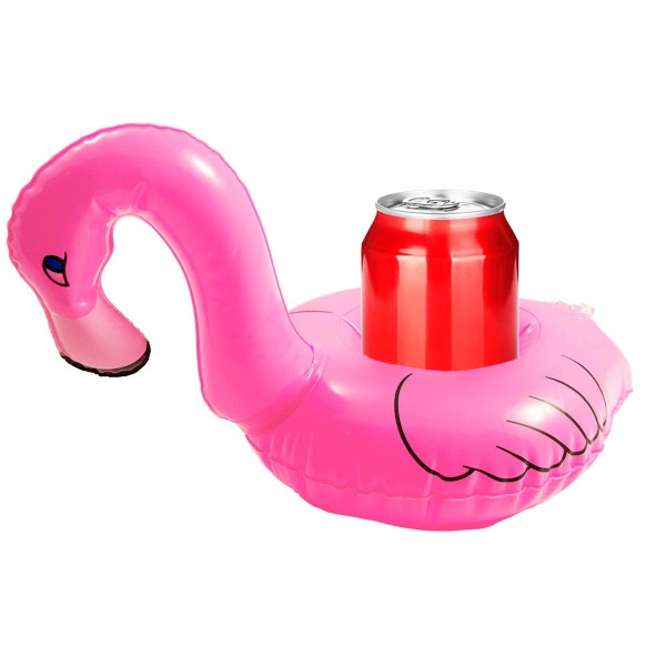 E-shop NAFUKOVACÍ plávajúci držiak na nápoje Plameniak 2ks