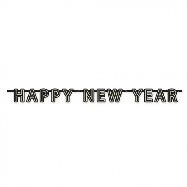 E-shop BANNER Happy New Year Elegant 180 x 13, 2 cm