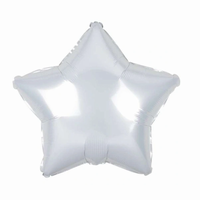 BALÓNIK fóliový Hviezda biela 48cm