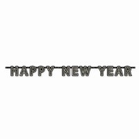 BANNER Happy New Year Elegant 180 x 13, 2 cm