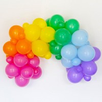 SET BALÓNIKOV na balónikový oblúk Rainbow 60ks