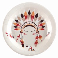 TANIERE papierov Indin a kovboj 22cm 10ks