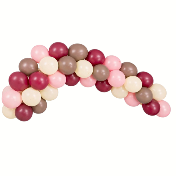 Balónková girlanda v jemných barvách 40ks