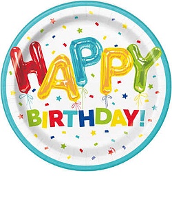 Happy color balloons Birthday