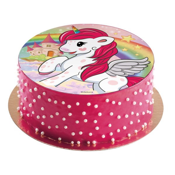 Fondnov list na tortu Unicorn