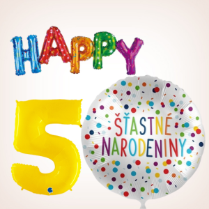 Happy color balloons Birthday