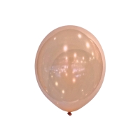 Balóniky latexové dekoratérske Droplets oranžové 13 cm, 100 ks