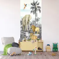 Detsk vliesov fototapeta na stenu Zvierat Divoiny | 150 x 270 cm | FTD2P 5605 - 003