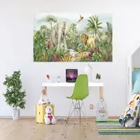 Detsk vliesov fototapeta na stenu Zvierat Divoiny | 170 x 75 cm | FTDNH 5509-004