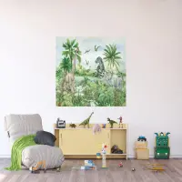 Detsk vliesov fototapeta na stenu Dino | 155 x 110 cm | FTDNM 5283-002