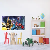 Detsk vliesov fototapeta na stenu Transformers Hor sa do Boja | 170 x 75 cm | FTDNH 5525 - 700