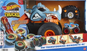 Hot Wheels RC Monster trucks transformující se Rhinomite 1:1