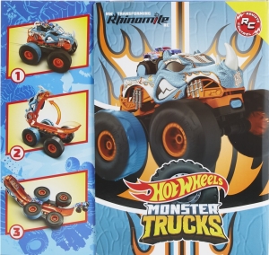 Hot Wheels RC Monster trucks transformující se Rhinomite 1:1
