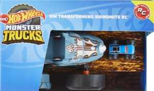 Hot Wheels RC Monster trucks transformující se Rhinomite 1:1