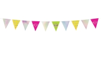 Girlanda Electric Holo - Vlajeky, mix, 1,8m