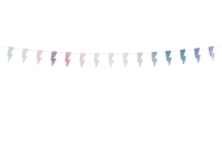 Girlanda Electric Holo - Blesky, opalizujc, 1,2m
