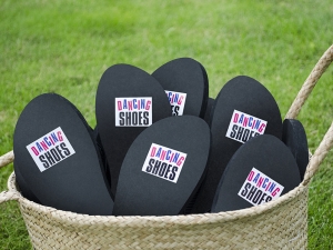 Samolepky na boty Dancing Shoes (1 bal. / 2 ks)