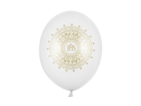Balnky 30cm, IHS, Metallic Pure White (1 bal. / 6 ks.)