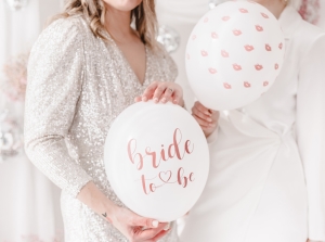 Balnky 30 cm, Bride to be, mix (1 bal. / 50 ks)
