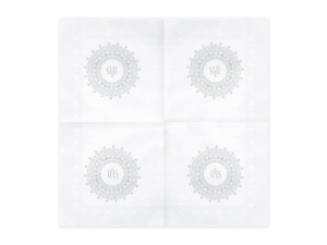 Ubrousky Pro Prvn Svtost, 33x33cm, stbrn (1 bal. / 20 ks)