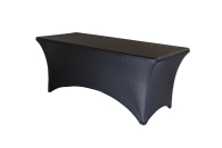 TENTino Elastick poah EXTREME na skladac stl 180-183x76 cm VIAC FARIEB Farba obrusu: IERNA / BLACK