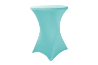 Elastick obrus EXTREME na koktailov bistro stl 70-80 cm VIAC FARIEB Farba obrusu: SVETLO MODR / SKY BLUE